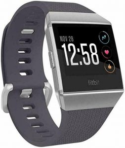 Fitbit IONIC Smartwatch Bluetooth GPS Activity Tracker Gray Silver Brand New