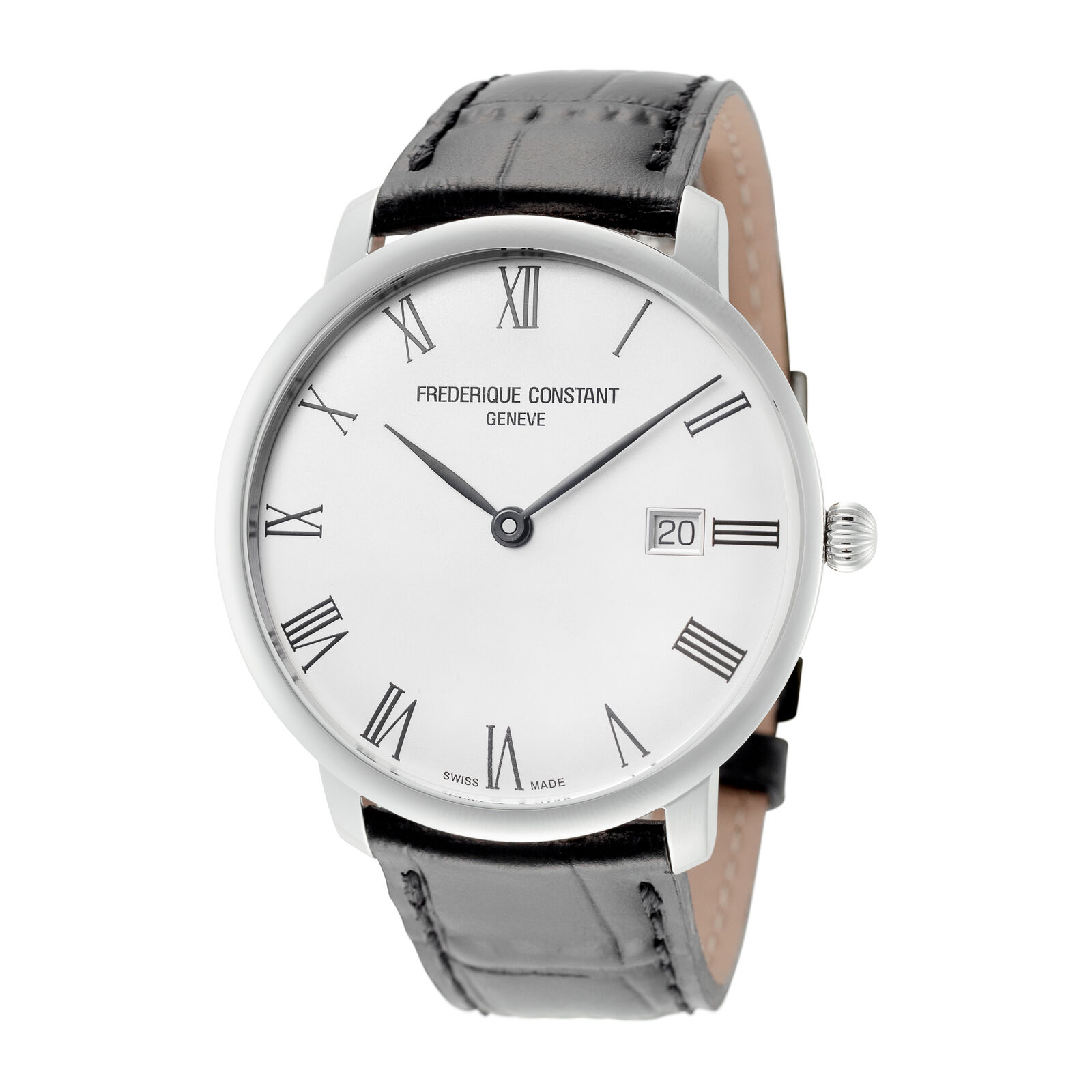 Frederique Constant FC-306MR4S6 Slimline Men’s 40mm Automatic Silver Dial Watch